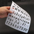 6 PCS Drawing Painting Stencils Scale Template Sets, Alphabet Letter Drawing Painting Stencils Scale Template for Scrapbooking, Card and Craft Pro...