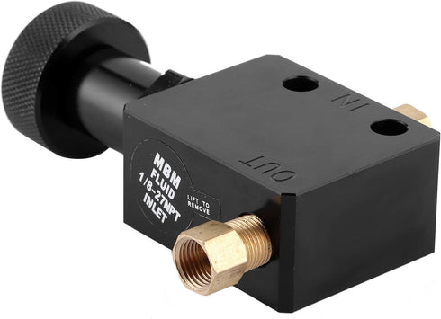 Brake Proportioning Valve, Aluminium Alloy Universal Brake Proportional Valve Adjustable In Line Disc Drum Brakes 150PSI?1200PSI Pressure Range, U...