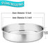 P&P CHEF Cake Pan Set of 2, Stainless Steel Round Baking Layer Cake Pans, Non Toxic & Healthy, Leak-proof & Easy Clean, Mirror Finish & Easy Relea...