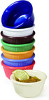 G.E.T. RM-389-BR Brown 3 oz. Fluted Ramekin, Break Resistant, Brown (Pack of 12)...
