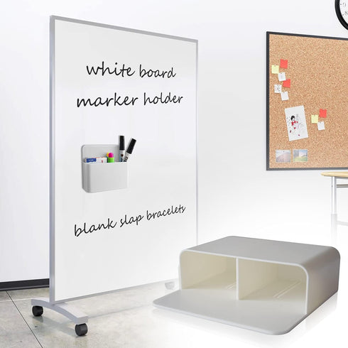 Magnetic Dry Erase Marker Holder, Magnetic Pen Holder for Fridge, Magnetic Marker Holder, Whiteboard Marker Holder for Locker Accessories, School,...