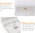 iSuperb 2 Pcs Necklace Pendant Box Velvet Interior Bracelet Jewelry Gift Box Chain Necklace Display Storage Case for Engagement Proposal...