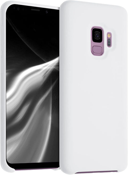 kwmobile Case Compatible with Samsung Galaxy S9 Case - TPU Silicone Phone Cover with Soft Finish - White Matte...