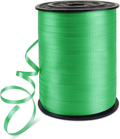 500 Yards 3/16" Crimped Curling Ribbon Dark Green, Balloon String Curly Ribbon 1 Roll for Gift Wrapping, Birthday Wedding Party Festival Decoratio...