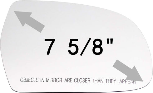 Side Mirror Glass fit for Audi A3 A4 A5 Audi A3 Quattro Audi A4 Quattro Audi A5 Quattro Audi S4 S5 RS5 Passenger Right Side Mirror Glass Replaceme...