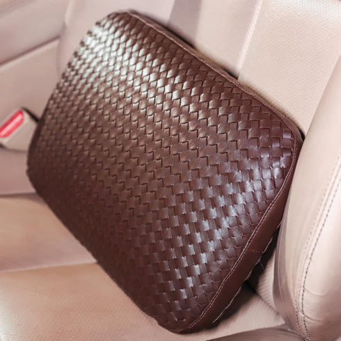 Car Lumbar Support Pillow for Driving Seat Lower Back Cushion Pain Relief Road Trip Essential Interior Accessories Luxury Men Women Brown...