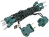 Novelty Lights 10 Light Clear Christmas Craft Mini Light Set, Green Wire, 4' Long...