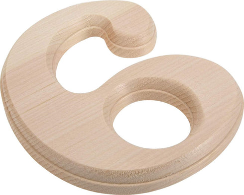 Hillman 847327, 6.5-Inch Pine House Number 6, Wood...