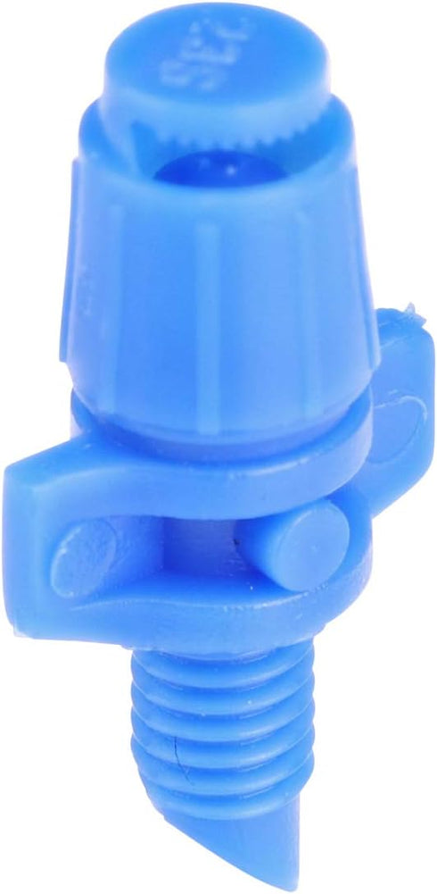 Raindrip 180JET010B Micro Jet, Half-Circle Pattern, Fan Spray with 10-32 Threaded Inlet, No Size, Blue...