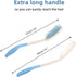 Fanwer Long Reach Handled Comb and Hair Brush Set Applicable to elderly and hand-disabled people inconvenient upper limb activities (2 pcs)...