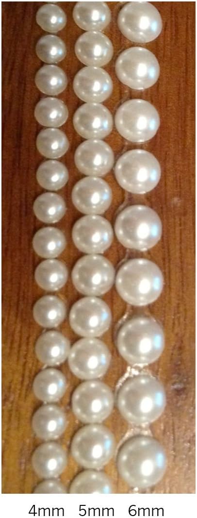 AllyDrew 6mm Self Adhesive Pearl Stickers, 420pcs...