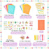 AHANDMAKER Handmade DIY Greeting Card Kits 15 Blank Cards 15 Colorful Envelopes DIY Greeting Card Making Kit Giftable DIY Greeting Card for Teache...