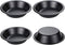 Webake Mini Pie Pans 5 Inch Pie Tins, 4 Pack Nonstick Round Bread and Meat Bakeware for Oven and Instant Pot Baking - Black...