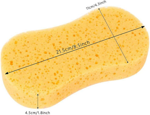 Car Wash Sponges Kitchen Cleaning Sponges Scrubber (Random 3-Color Mix)...