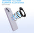 Magnetic Phone Ring Holder for MagSafe Grip Kickstand Adjustable Cellphone Ring Stand Mag Safe Accessories for iPhone15/ 14/13/12 Series Removable...