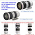 JJC Dedicated Reversible Lens Hood Shade for Canon EF 70-200mm f/2.8L is III USM & Canon EF 70-200mm f/2.8L is II USM Lens Replaces Canon Lens Hoo...