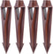 Ground Spike Stake Replacement for Low Voltage Landscape Lighting Spot Path Flood Lights with 1/2-14 NPT Thread, High-impact ABS Construction...