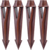 Ground Spike Stake Replacement for Low Voltage Landscape Lighting Spot Path Flood Lights with 1/2-14 NPT Thread, High-impact ABS Construction...