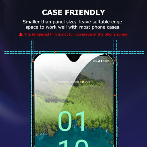 2 PACK Nokia C110 Screen Protector Glass, Premium 9H Hardness Anti-Scratch Easy Install Tempered Glass Screen Protector for Nokia C110 6.30 inches...