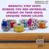 Bobbin Rack Magnet - Handmade Hardwood Holder for Metal Bobbins - Magnetic Bobbin Holder – Bobbin Storage Rack – Bobbin Thread Organizer - Class 1...