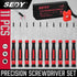 11-Piece Precision Screwdriver Set - Magnetic Mini Screwdrivers for Eyeglasses, Watches, Computers, Laptops, Phones - Phillips, Slotted, Torx, Non...