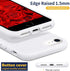 IceSword iPhone SE 3 Case 2022 - White Silicone Gel Rubber Cover, Drop Protection for iPhone SE 3 & 2020 (2nd Gen) 4.7"...