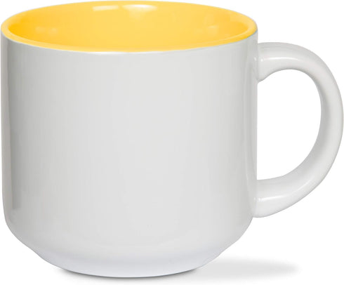 Pavilion Gift Company Blobby Cat, Funny Cat Sister You're Pawsome Mug, 18 oz, Yellow...