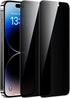 Privacy Screen Protector for iPhone 15/15 Pro, 2.5D Edge Full Coverage Anti-Spy 9H Tempered Glass, Dynamic Island Compatible,6.1’-2 Pack...
