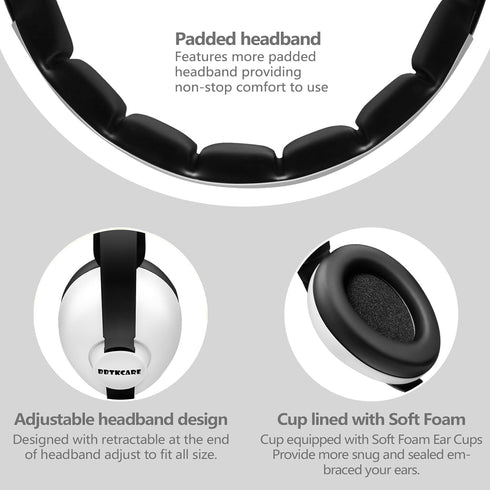 Baby Headphones - Infant Ear Protection for Babies | Baby Earmuffs Noise Cancelling Headphones 3-36 Months | Baby Travel Essentials for Outdoor - ...