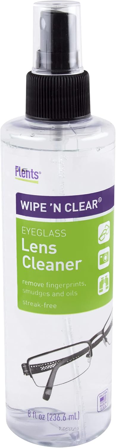 Flents Wipe 'N Clear Eyeglass Lens Cleaner 8 fl oz (236 ml)...