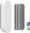 CLICK CLEAN Replaceable Dry Erase Board Eraser, 4-in-1 Magnetic Whiteboard Eraser with 3 Replaceable Felt Pads, Free 3.4oz Whiteboard Cleaner Incl...