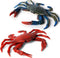 Realistic Crab Marine Animal Model Toys, 2 Pcs Simulated Sea Life Animals Figurine Collection Sea Creature Science Educational Props Toys...