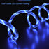 IHAO USB Type C to Type C PD 60W Fast Charging Cable Phone Charger High Data Speed Visible Cool LED Current Flowing for All USB C Device-Blue/39 I...