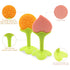 5 PCS Baby Teething Toys, Bagvhandbagro Soft Fruit Teething Toys for Babies 0-6 Months 6-12 Months, Silicone Baby Teethers Stick Freezer Safe for ...