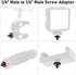1/4" Male to 1/4" Male Threaded Tripod Screw Adapter Double Head Stud Standard Mounting Thread Converter for Camera Cage Mount Light Stand Monopo ...