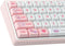 Hyekit PBT Keycaps - XDA Keycaps, 137 Keys Pink Rabbit Keycap Set, Dye-Sublimation Cute Keycaps for Cherry Gateron MX Switches 100%, 75%, 65%, 60%...