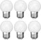 G45 LED Light Bulb 3W Globe Vanity Bulbs 30 Watt Replacement Bulb Warm White 3000K Round Night Light Bulb E26/E27 Base for Bathroom Makeup Mirror ...