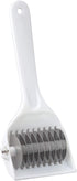 HIC’s Gourmet Rolling Fresh Herb and Multipurpose Kitchen Mincer, with 9-Stainless Steel Blades, White...