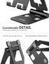 Cell Phone Stand for Desk, Adjustable Desktop Phone Holder Stand, Foldable Moblie Phone Dock for iPhone 15 14 13 12 11 Pro Xs Max Xr X 8 7 6 5 5s ...