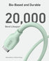 Anker 543 USB C to USB C Cable (240W 6ft), USB 2.0 Bio-Based Charging Cable for iPhone 15/15Pro/15Plus/ 15ProMax, MacBook Pro 2020, iPad Pro 2020,...