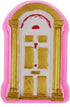Luckycivia 2 Pack Door Window Silicone Mold, Door Shape Baking Mold for Frame Cakes Border Pattern Fondant Decorating Baking Chocolate Candy...