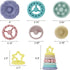 7 Pcs Stacking Toys Baby Toys, Toddler Montessori Sensory Soft Rings Stacker, Teething Infant Toy with Learning, Newborn Essentials Gifts for 6 9 ...