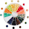 Half Round Resin Jelly Rhinestones 5MM Mixed AB Color DIY Jewlery Making Flatback Non Hotfix Crystal Gems Face Makeup Decoration Material...