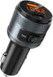 Criacr Bluetooth FM Transmitter for Car, Wireless Radio Transmitter Adapter Car Kit, MP3 Music Player, Dual USB Ports, QC3.0 Quick Charging, Hands...