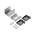 uxcell Single Holes 16mm Aluminum Switch Button Station Box with a PG7 Cable Gland and Mounting Base...