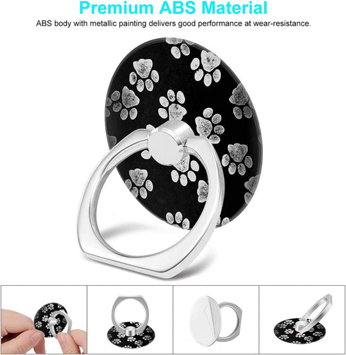 Bonoma Phone Ring Stand, 3 Pack Dog Paws 360 Degree Rotation Finger Grip Stand Holder Compatible with Smartphones and Tablets......