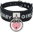 paloli Black Heart Padlock O-ring Choker Necklace for Women, Punk Gothic Letter Leather Collar Pink padlock Jewelries...