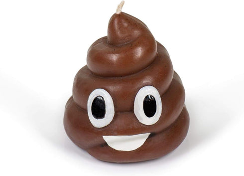 Fourth Castle Media Toynk My Sh*t Doesnt Stink Poop Emoji Candle, Funny Decor Collectible...