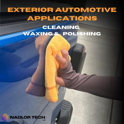 Professional-Grade Premium Microfiber Cleaning Cloth 5-Pack - 16"x16" - Great for Home Cleaning, Pet Drying and Car Washing - Streak-Free Shine, L...