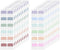 240 Pcs 1Inch Sticky Index Tabs, Repositionable Colored Book Sticky Tabs Page Tabs Sticky Index Tabs for Notebooks File Classification...